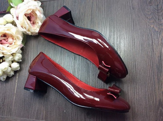 MIUMIU Shallow mouth Block heel Shoes Women--007